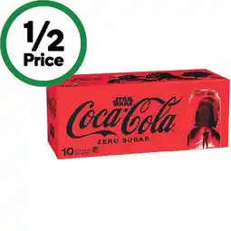 Woolworths Coca-Cola, Sprite or Fanta Soft Drink Varieties 10 x 375ml offer