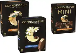 Coles Connoisseur Ice Cream Sticks 4 Pack-6 Pack 360mL-400mL offer