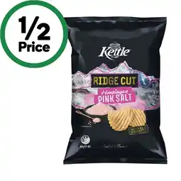 Woolworths Kettle Ridge Cut Potato Chips 165g offer