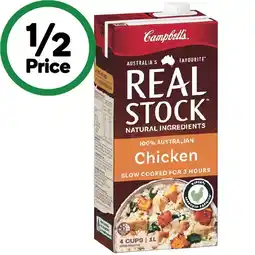 Woolworths Campbell's Real Stock 1 Litre offer
