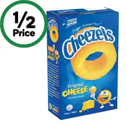Woolworths Cheezels Cheese Box 125g offer