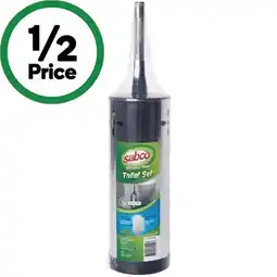 Woolworths Sabco Stainless Steel Toilet Brush Set offer
