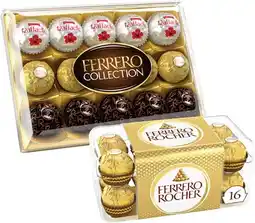 Coles Ferrero Collection 15 Pack 172g or Rocher Gift Box 16 Pack 200g offer