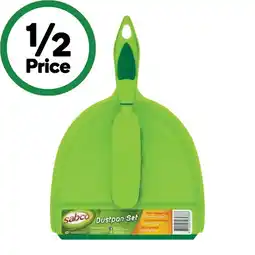 Woolworths Sabco Dustpan Set Pk 1 offer