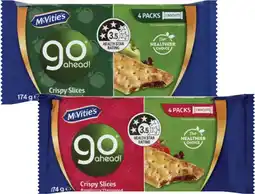 Coles McVitie's Go Ahead Biscuits 4 Pack 174g offer