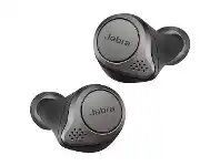 Officeworks Jabra Elite 75t ANC WLC True Wireless Earbuds Titanium Black offer