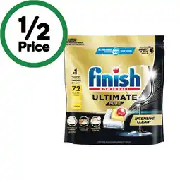 Woolworths Finish Ultimate Plus Dishwasher Tablets Pk 72 offer