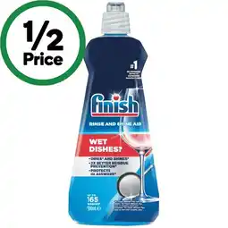 Woolworths Finish Dishwasher Rinse & Shine Aid 500ml offer