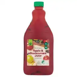 Woolworths Woolworths Apple & Blackcurrant Juice 2 Litre offer