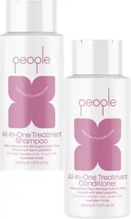 Coles People Shampoo or Conditioner 350mL offer
