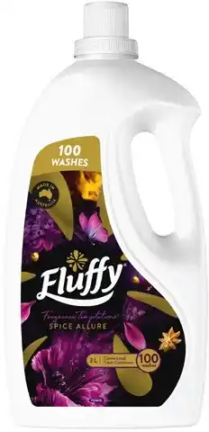 Coles Fluffy Concentrated Fabric Conditioner 2 Litre offer