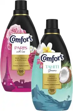 Coles Comfort Fabric Conditioner 800mL offer