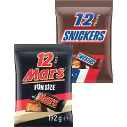 Woolworths Mars Share Packs 132-192g offer