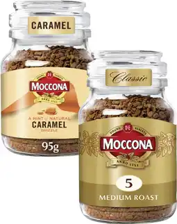 Coles Moccona Freeze Dried Instant or Flavoured Infused Coffee 95g-100g offer