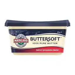 Woolworths Mainland Butter Soft 375g offer