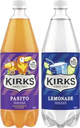 Coles Kirks Soft Drink 1.25 Litre offer