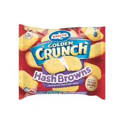 Woolworths Birds Eye Golden Crunch Hash Browns 800g offer