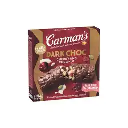 Woolworths Carman’s Muesli Bars 150-270g Pk 5-6 offer