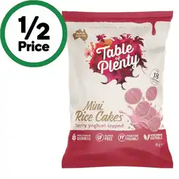 Woolworths Table of Plenty Mini Rice Cakes 60g – From the Health Food Aisle offer