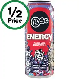 Woolworths BSc Energy Drink 500ml offer