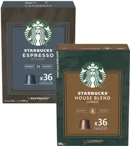 Coles Starbucks by Nespresso Coffee Capsules 36 Pack offer