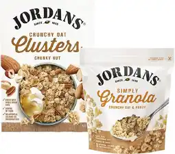Coles Jordans Clusters or Granola 500g-750g offer