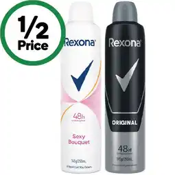 Woolworths Rexona Deodorant 250ml offer