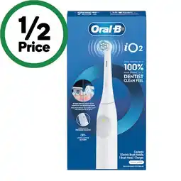 Woolworths Oral-B iO2 Electric Toothbrush Set offer