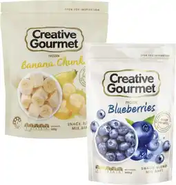 Coles Creative Gourmet Frozen Blueberries 300g or Frozen Banana Chunks 500g offer