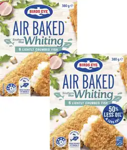 Coles Birds Eye Air Baked Southern Blue Whiting 380g offer