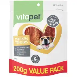 Woolworths Vitapet Jerhigh Tenders Dog Treats 200g offer