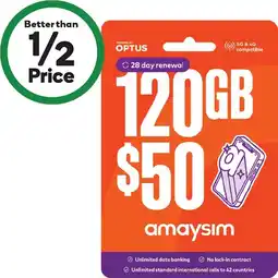 Woolworths amaysim $50 Starter PackΔ offer