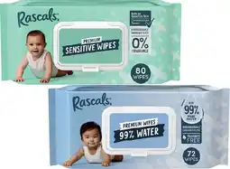 Coles Rascals Premium Baby Wipes 72 Pack-80 Pack offer