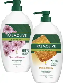Coles Palmolive Naturals Body Wash 1 Litre offer