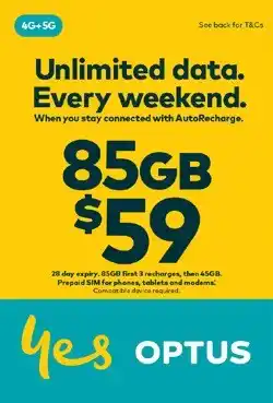 Coles Optus $59 Prepaid SIM Starter Kit offer