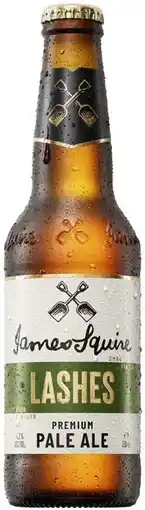 Coles James Squire 150 Lashes Pale Ale Bottles 6x330mL offer