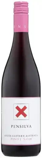 Coles Pensilva Pinot Noir 750mL offer