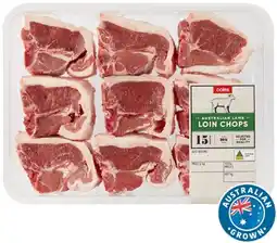 Coles Coles Australian Lamb Loin Chops offer