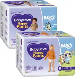 Coles BabyLove Bulk Nappy Pants 22 Pack-28 Pack offer