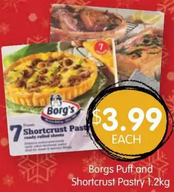 Borgs Puff And Shortcrust Pastry 1.2kg