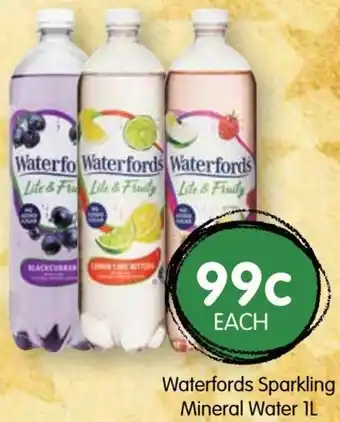 Spudshed Waterfords Sparkling Mineral Water 1L offer