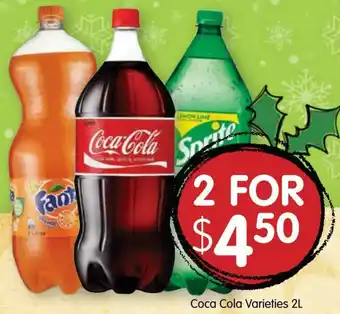 Spudshed Coca Cola 2L offer