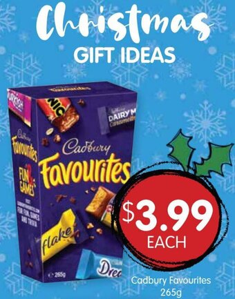 Spudshed Cadbury Favourites 265g offer