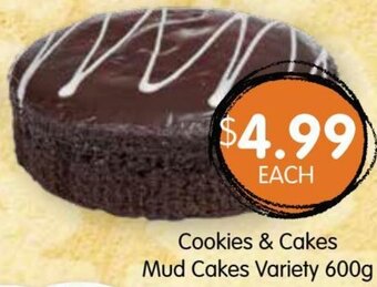 Cookies & Cakes Mud Cakes 600g