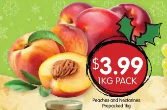 Spudshed Peaches And Nectarines Prepacked 1kg offer