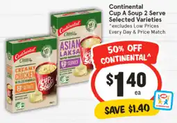 IGA Continental Cup A Soup offer