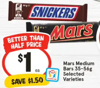 IGA Mars Medium Bars offer