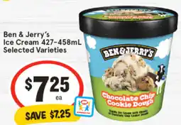 IGA Ben & Jerry's Ice Cream offer