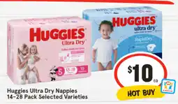 IGA Huggies Ultra Dry Nappies offer