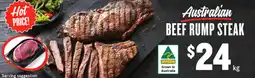 IGA Beef rump steak offer